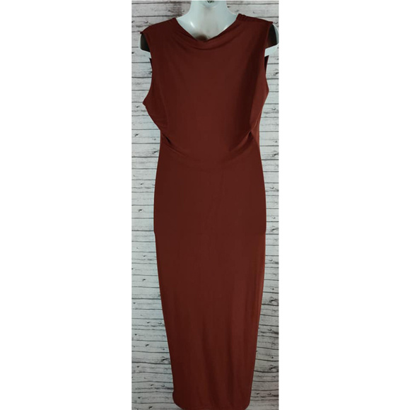 🌼Missguided Sleeveless Midi Dress Sz 12 NWT - Picture 4 of 7